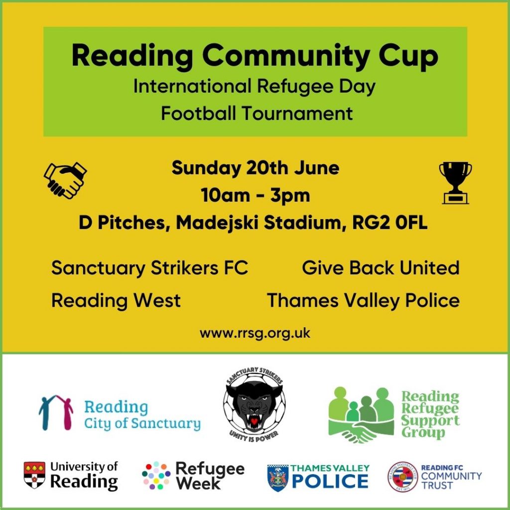 Reading Community Cup - Sunday 20th June